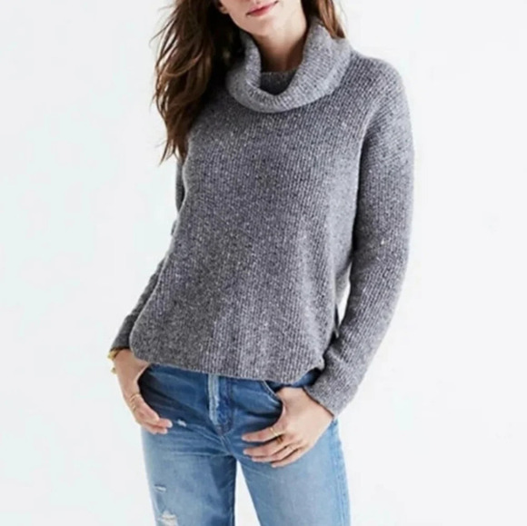 Madewell Convertable turtleneck  sweater - Picture 2 of 10